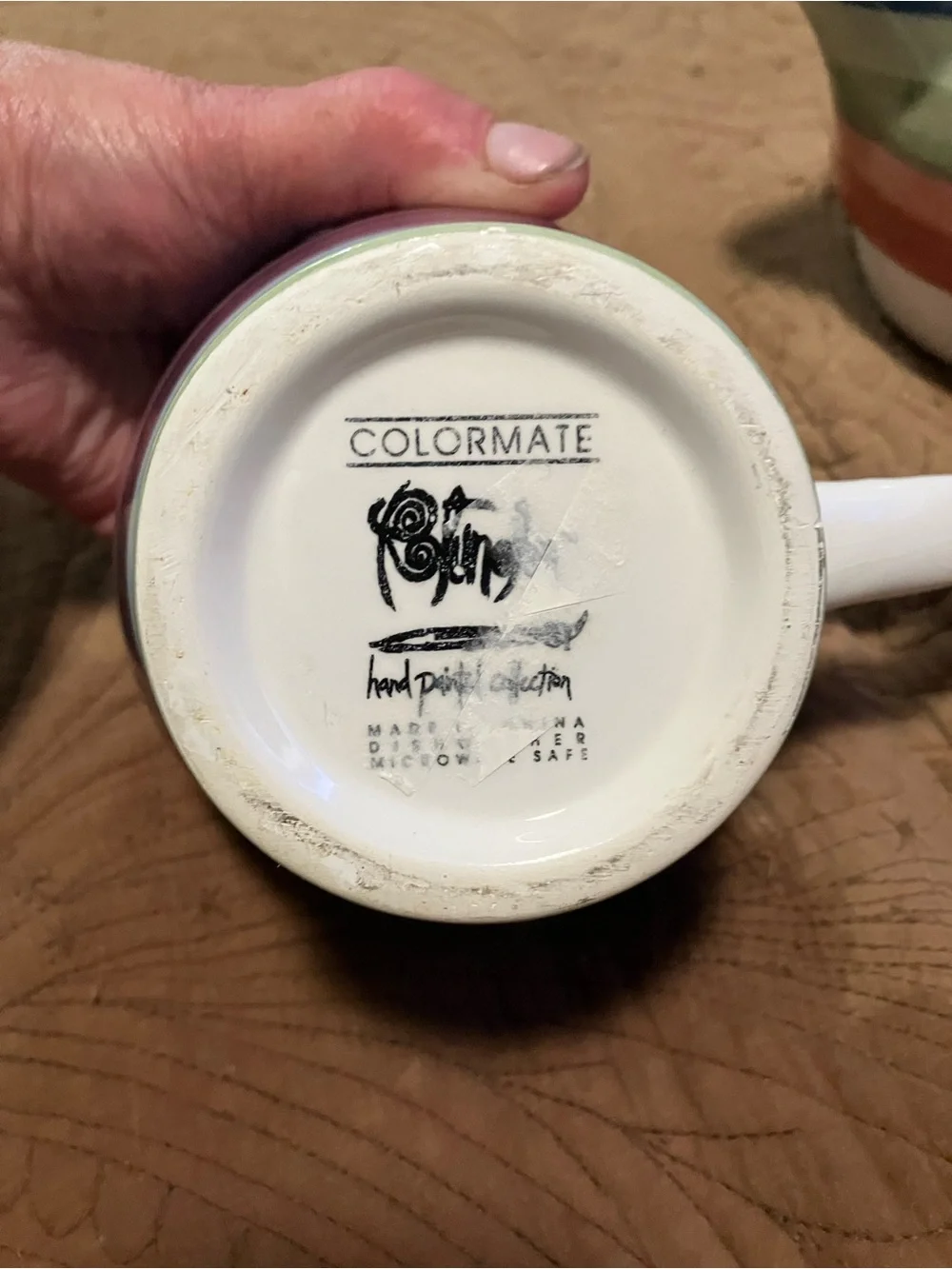 Vintage Colormate Rotunda Hand Painted Collection